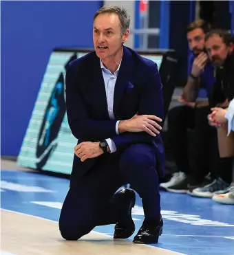  ?? LNP FOTO/KLEB BASKET FERRARA/TEODORINI ?? Luca Bechi, 51 anni, coach dell’Allianz Pazienza San Severo