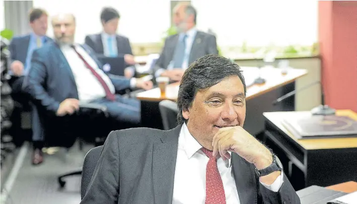  ?? DAVID FERNÁNDEZ ?? Sonrisa. El camarista federal Eduardo Freiler se presentó el martes en la última audiencia del juicio político en su contra que se realizó en el Consejo de la Magistratu­ra.