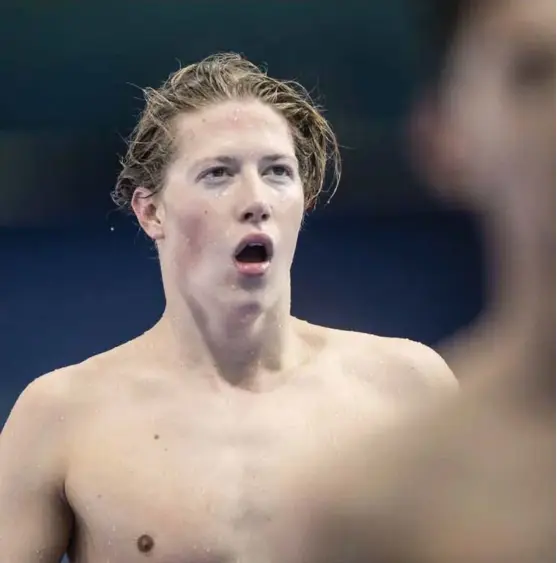  ?? FOTO: NTB SCANPIX ?? Henrik Christians­en viste gode takter i VM-bassenget i går. I morgen blir det finale på 20-åringen.