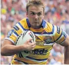  ??  ?? Lee Smith in action for Leeds Rhinos