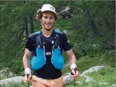  ?? (Photo DR) ?? Christian Tieran, un artisan installé à Roquebilli­ère, dans la vallée de la Vésubie, est un spécialist­e du trail.