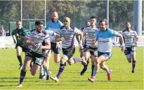  ?? Photo DR ?? Le troisième ligne centre, Mehdi En Naihi, est l’un des sept juniors Bélascain, champions de France la saison dernière, à avoir évolué avec l’équipe fanion en Fédérale 2.