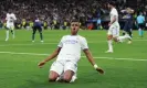  ?? Martínez/Getty Images ?? Rodrygo savours the moment after scoring the goal that forced extra time against Manchester City in 2022. Photograph: Ángel