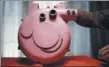  ??  ?? A model of Peppa Pig was part of the video What Is Peppa?, a teaser for an upcoming movie.