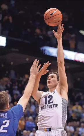  ?? RICK WOOD/MILWAUKEE JOURNAL SENTINEL ?? Marquette center Matt Heldt averaged 3.9 points and 4.7 rebounds per game last season.