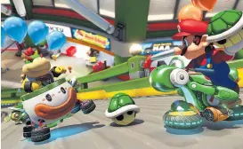  ??  ?? „Mario Kart 8 Deluxe“ist für Switch erschienen. UVP: 59,99 Euro.