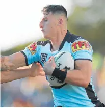  ?? Photo / Getty Images ?? Sharks speedster Bronson Xerri’s drug test results showed positive findings for a cocktail of steroids.