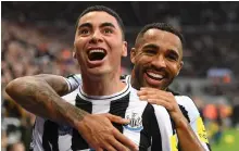  ?? Getty ?? Newcastle winger Miguel Almiron has scored 11 goals