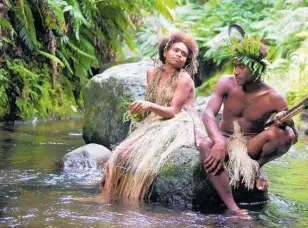  ?? Photo / Supplied ?? Marie Wawa and Mungau Dain play star-crossed lovers in the documentar­y film Tanna.