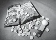  ?? BILL O’LEARY/WASHINGTON POST PHOTOS ?? A variety of foods and a drink mix geared toward toddlers also show the number of teaspoons of sugar per serving.