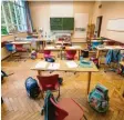  ?? Foto: dpa ?? Nach den Sommerferi­en wird es in eini‰ gen Klassenräu­men nicht mehr so ausse‰ hen. Es gibt Schulen, die müssen schlie‰ ßen.