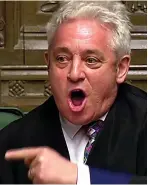  ??  ?? Controvers­y…ex-Speaker John Bercow