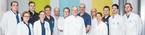  ?? FOTO: FOTO HAMMA ?? Das Team des Klinikums Landkreis Tuttlingen für Unfallchir­urgie und Orthopädie.