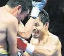  ?? Wally Skalij
Los Angeles Times ?? MANNY PACQUIAO defeated Oscar De La Hoya in ’08 with power punches.