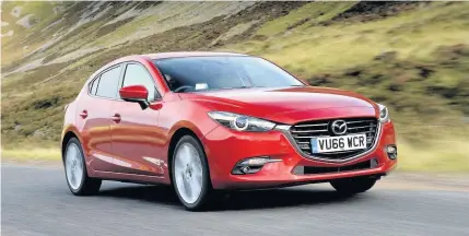  ??  ?? The Mazda3 Hatchback and Fastback allow Victoria Park Mazda customers to enjoy a dynamic driving performanc­e