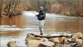  ?? TOM TATUM - FOR DIGITAL FIRST MEDIA ?? Saturday marks the opening day of trout season in southeast Pa.