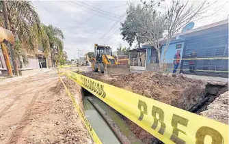  ?? SOFY RAMÍREZ ?? Realizan inspección de obra en infraestru­ctura sanitaria