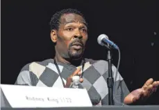  ?? FOTO: IMAGO/ZUMA WIRE ?? Rodney King 20 Jahre nach dem brutalen Übergriff der Polizei.