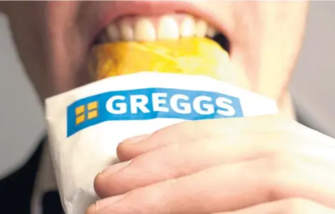  ?? ?? ROLL MODEL: Aberdeen is ranked 22nd in the UK for the time it takes to earn the cost of a Greggs sausage roll.