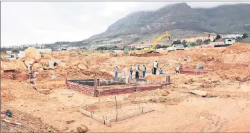  ??  ?? CHANGE AT WORK: The Department of Rural Developmen­t and Land Reform is to build 108 residentia­l apartments in a phase of the redevelopm­ent of District Six. We must transform our society, says the writer.