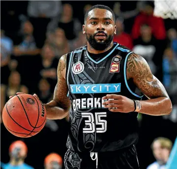  ?? PHOTOSPORT ?? Patrick Richard says it’s time for the Breakers to turn narrow defeats into much-needed wins.