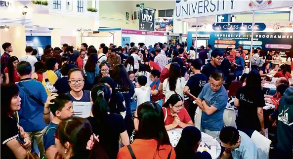  ??  ?? The public is expected to discover many new options in educationa­l offerings at this fair.