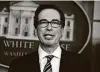  ?? Mandel Ngan / Getty Images ?? Treasury Secretary Steven Mnuchin is packing up and taking away the tools to ease a financial crisis.