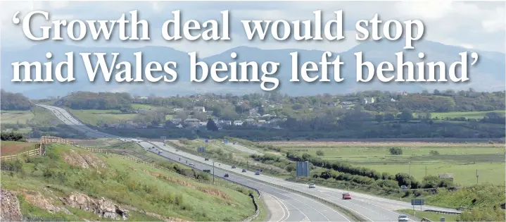  ??  ?? > Improving transport infrastruc­ture, digital connectivi­ty and developing new job opportunit­ies would benefit mid Wales, says an Assembly committee