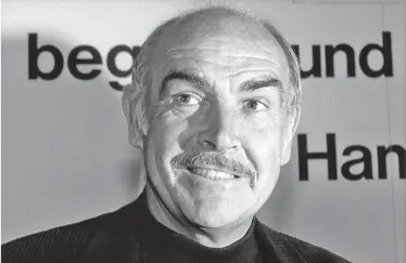  ?? SZ Photo/picturedes­k.com ?? Als James Bond musste er ein Toupet tragen, später stand er zu seiner Glatze: Sean Connery, geboren 1930 in Edinburgh, gestorben 2020 auf den Bahamas.