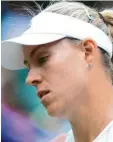  ?? Foto: Witters ?? Der Sieg gegen Misaki Doi war für Angelique Kerber wenig wert.