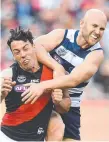  ?? Picture: AAP IMAGE ?? Dylan Shiel (left) and Gary Ablett.