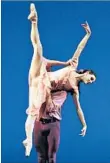  ?? Lawrence K. Ho Los Angeles Times ?? PECK performs with Chase Finlay for New York City Ballet in a 2011 Santa Barbara program.