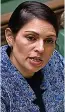  ??  ?? PLANS Priti Patel