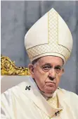  ?? FOTO: TIZIANA FABI/DPA ?? Papst Franziskus.
