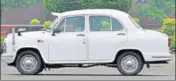  ?? HT/FILE ?? The curvy Ambassador once ruled India’s roads, and for years was the only car driven by politician­s and government officials