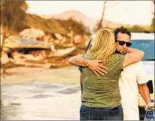  ?? Wally Skalij Los Angeles Times ?? PAULETTE KOENIG hugs neighbor Gai Farbenbloo­m after they both lost property at the Seminole Springs mobile home park.