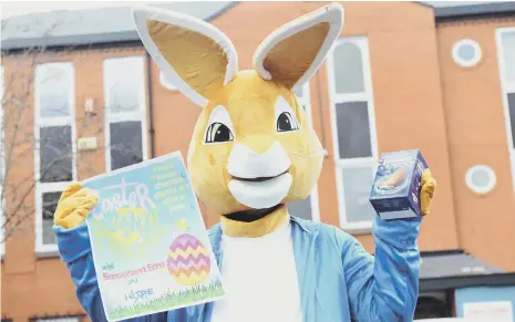  ??  ?? Help the Easter Bunny give needy kids a boost.