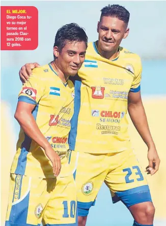  ??  ?? Diego Coca tuvo su mejor torneo en el pasado Clausura 2018 con 12 goles.