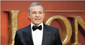  ?? Boomerang boss: Investors have welcomed Bob Iger’s return as Walt Disney CEO. /Reuters/File ??