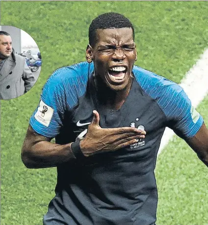  ?? FOTO: GETTY ?? Paul Pogba, objetivo del Barça Completó un gran Mundial con la selección de Francia que se proclamó campeona en Rusia