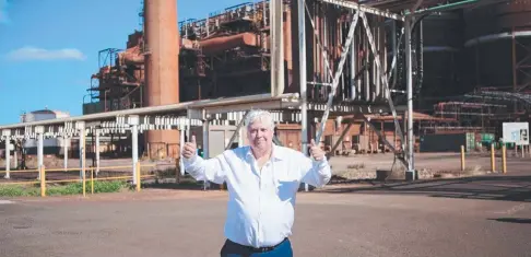  ??  ?? THUMBS UP: Clive Palmer’s proposal to reopen the Yabulu nickel refinery should be taken seriously for the sake of jobs, says one reader.