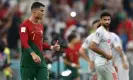  ?? Hannah McKay/Reuters ?? Cristiano Ronaldo came off the bench during Portugal’s one-sided win. Photograph: