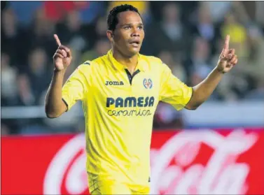  ??  ?? DE VUELTA. Carlos Bacca repetirá de amarillo esta temporada.