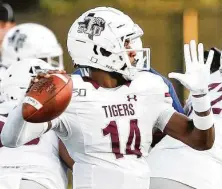  ?? Elizabeth Conley / Staff photograph­er ?? Texas Southern and the the SWAC will play football in spring 2021 with a conference championsh­ip planned for April 30.