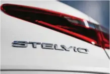  ??  ?? BELOW
The entire Stelvio range has enjoyed a modest rejig to offer better value and a simpler propositio­n