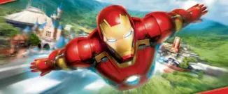  ??  ?? Next week, a new attraction will be unveiled: Disney Park’s first Marvelthem­ed ride called the Iron Man Experience.