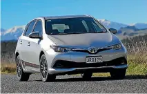  ?? SUPPLIED ?? Toyota’s Corolla has zoomed into the sales lead in New Zealand. The Aussies reckon it will finish second or third across the ditch.