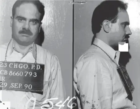  ?? | CHICAGO POLICE DEPT. ?? Robert “Bobby” Dominic, a businessma­n long identified by law enforcemen­t as amob associate, is one of the operators of an SRO hotel seeking to amend the city’s landlord-tenant ordinance. Dominic, 61, is shown here in an old Chicago Police Department...