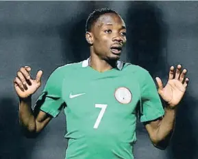  ?? CATHERINE IVILL-AMA / GETTY ?? Ahmed Musa promete dar mucha guerra en una Nigeria cuyo ataque está muy por encima del nivel que tiene en defensa