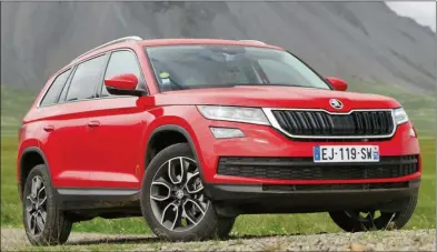  ??  ?? Avec le Kodiaq, Skoda propose un vrai 4x4 familial.